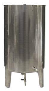 STAINLESS OIL-WINE OPEN TYPE STAINLESS CONTAINER 200LT
