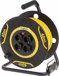 STANLEY POWER CORD REEL 3x1.5mm - 40m, with safety thermal SXECCL26BVE