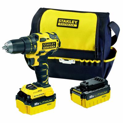 STANLEY BRUSHLESS IMPACT DRILL 18V WITH 2 BATTERIES 4.0AH FMC627M2S