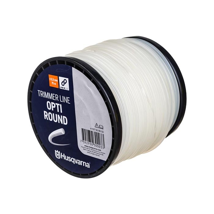 Dimopanas - HUSQVARNA ΜΕΣΙΝΕΖΑ OPTI ROUND 3.3 mm / 75m ΛΕΥΚΗ (597668-50)