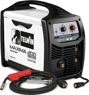 TELWIN MAXIMA 200 SYNERGIC 4 IN 1 MONOPHASIC WELDING 170A (816087)