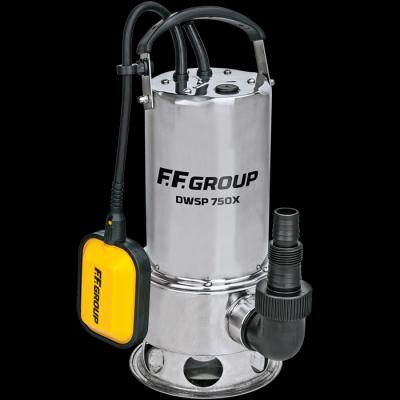 FF GROUP UNDERWATER DISPOSABLE WATER PUMP INOX DWSP 750X 1.0HP (43480)