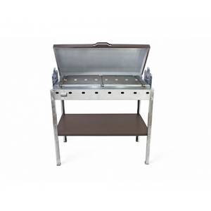 TWO COLOR CHARCOAL GRILL 80X40CM